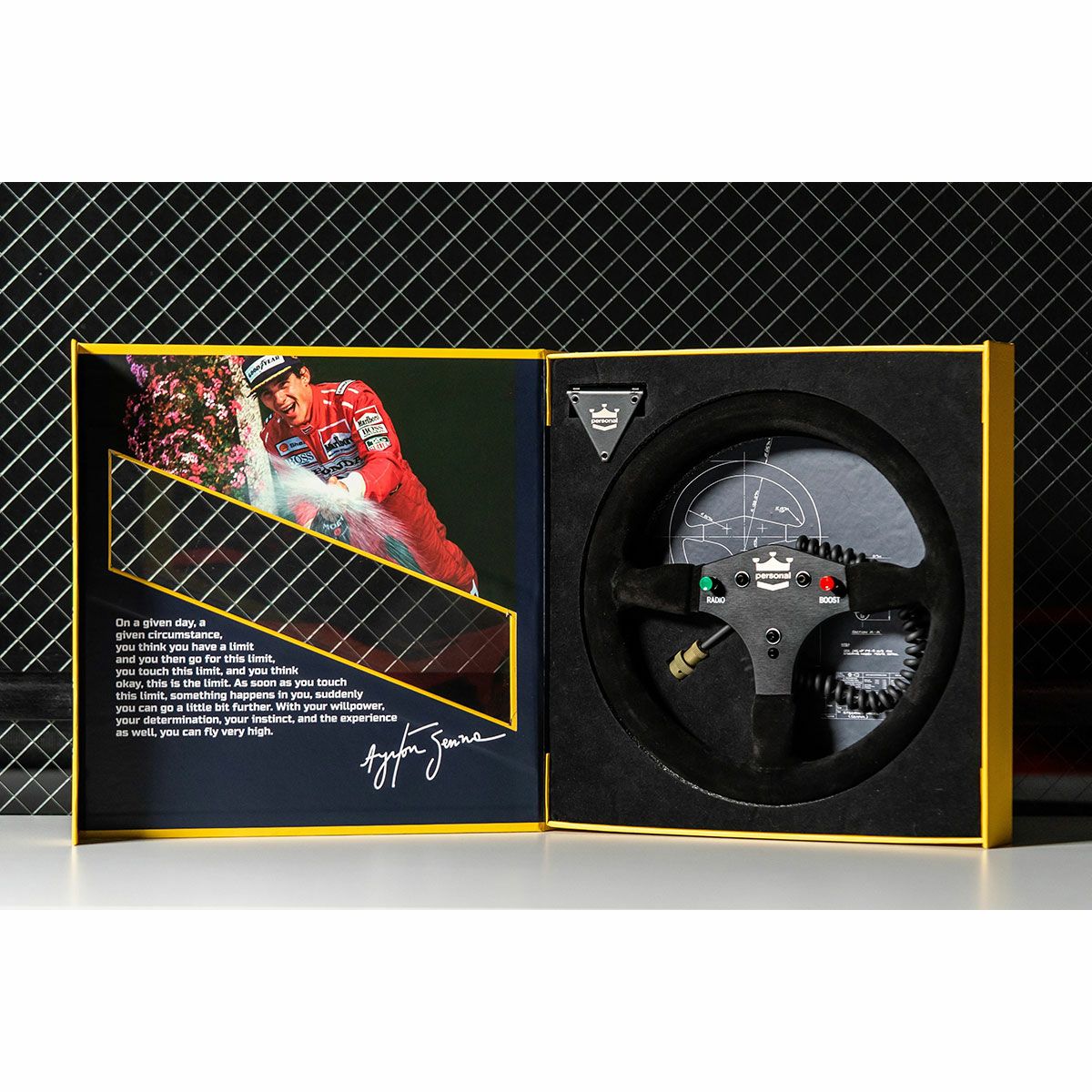 AyrtonSenna｜アイルトン・セナ MP4/4 レプリカ ステアリングホイール｜雑貨