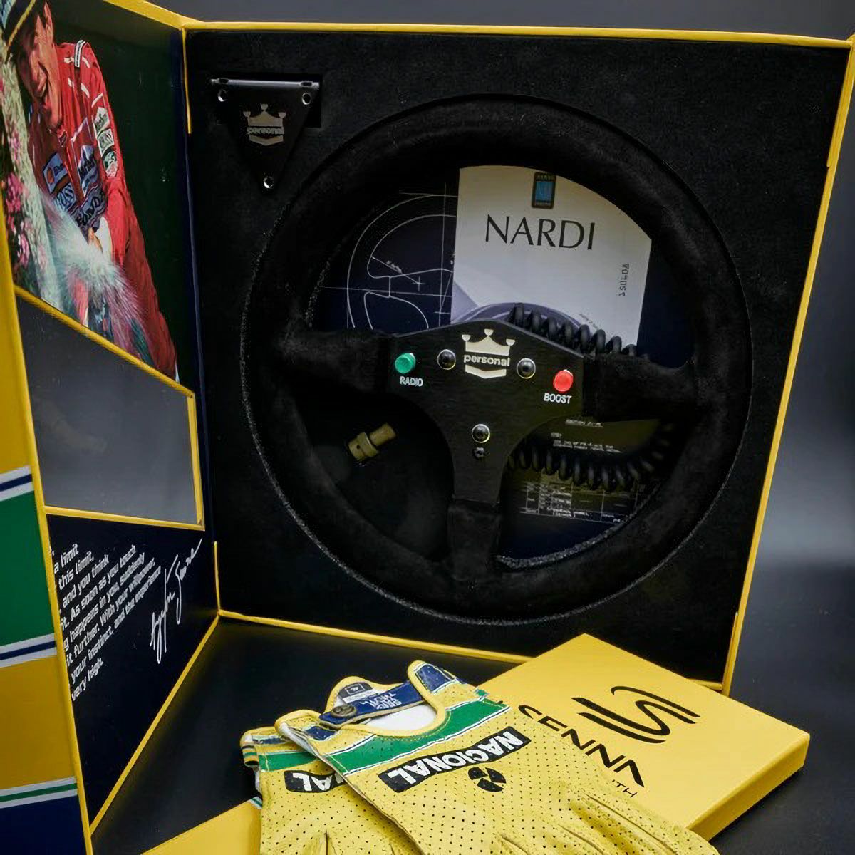 AyrtonSenna｜アイルトン・セナ MP4/4 レプリカ ステアリングホイール｜雑貨