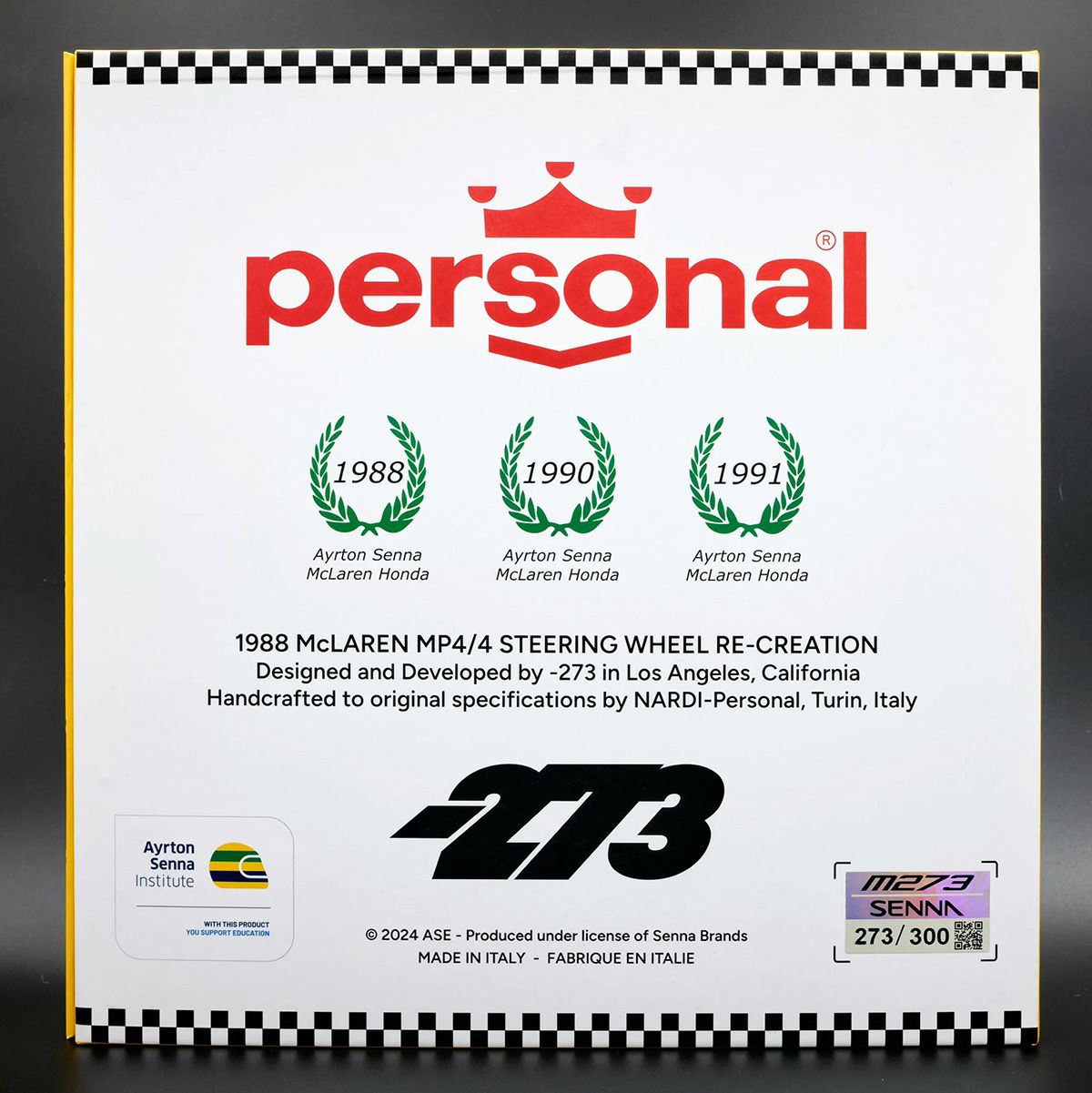 AyrtonSenna｜アイルトン・セナ MP4/4 レプリカ ステアリングホイール｜雑貨