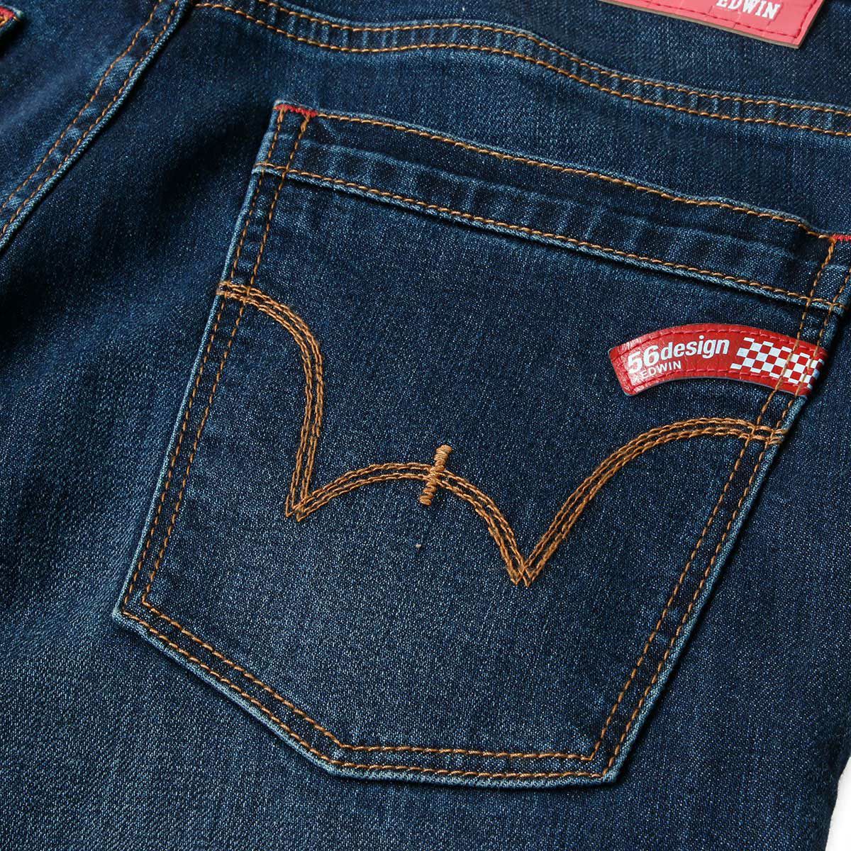 56design｜エドウィン コラボ 3D フィット コーデュラ デニム ’25｜パンツ｜ダメージウォッシュ