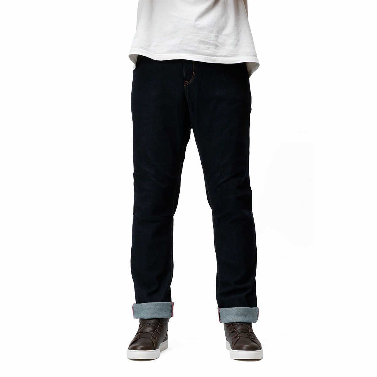 56design｜エドウィン コラボ 3D フィット コーデュラ デニム ’25｜パンツ｜ワンウォッシュ｜モデル着用