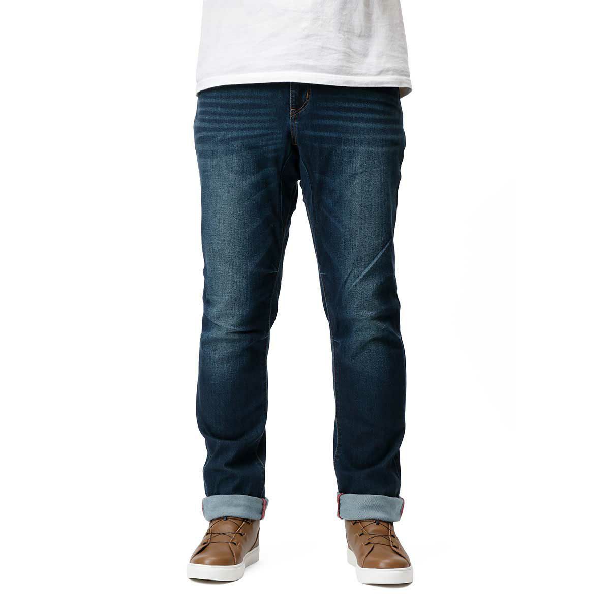 56design｜エドウィン コラボ 3D フィット コーデュラ デニム ’25｜パンツ｜ダメージウォッシュ｜モデル着用