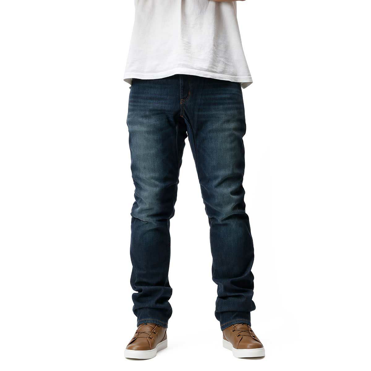 56design｜エドウィン コラボ 3D フィット ワイルドファイア コーデュラ デニム ’25｜パンツ｜ダメージウォッシュ｜モデル着用