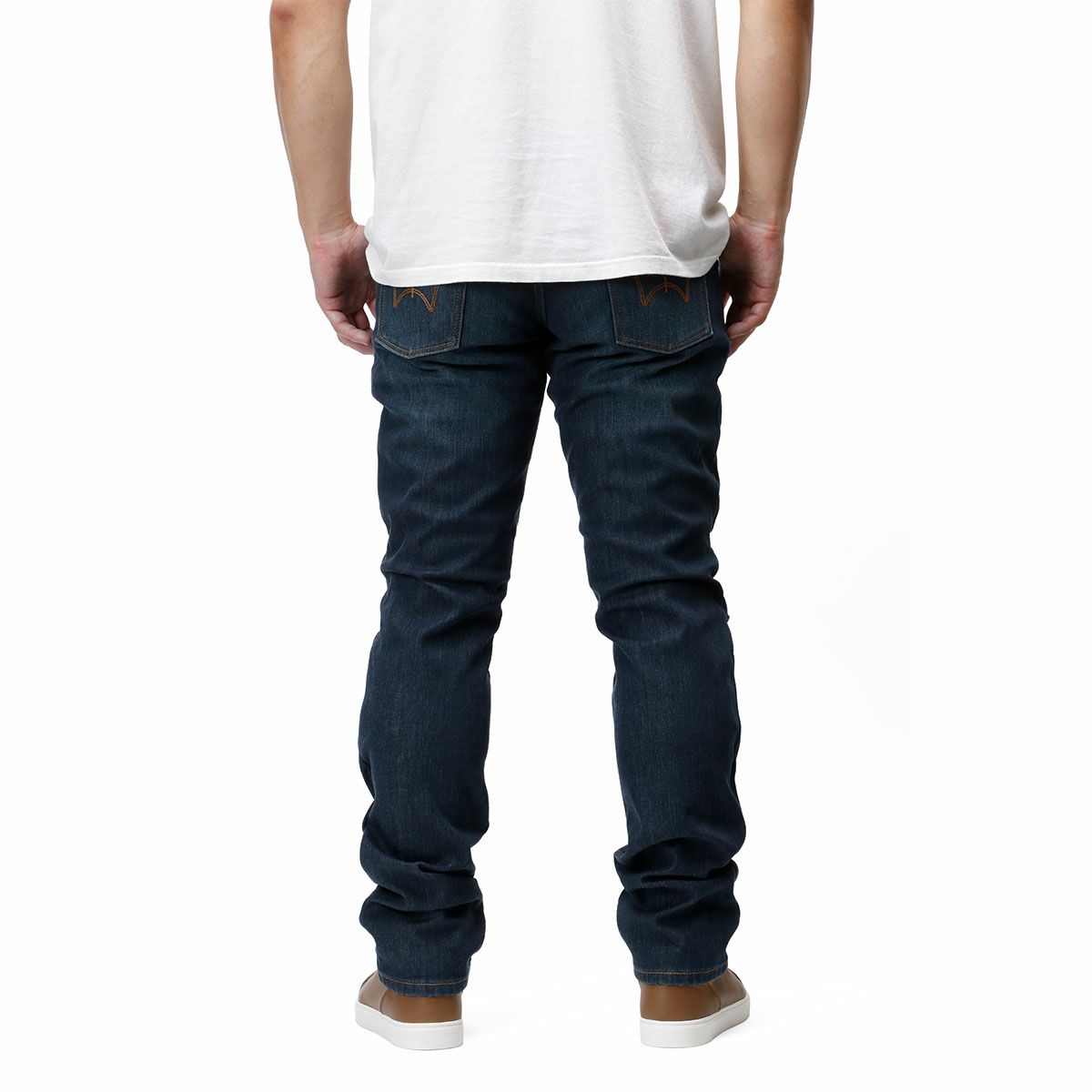 56design｜エドウィン コラボ 3D フィット ワイルドファイア コーデュラ デニム ’25｜パンツ｜ダメージウォッシュ｜モデル着用