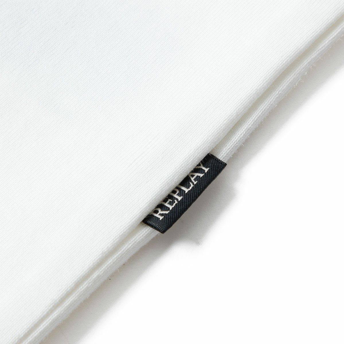 REPLAY｜ブレスト ポケット ＆ プリント ジャージー Tシャツ｜トップス｜ナチュラルホワイト