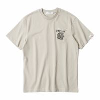 REPLAY｜エンボス エフェクト エンブロイダリー Tシャツ｜トップス｜サンド