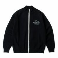 REPLAY｜ハイネック フルジップ ニット スウェットシャツ｜トップス｜ブラック