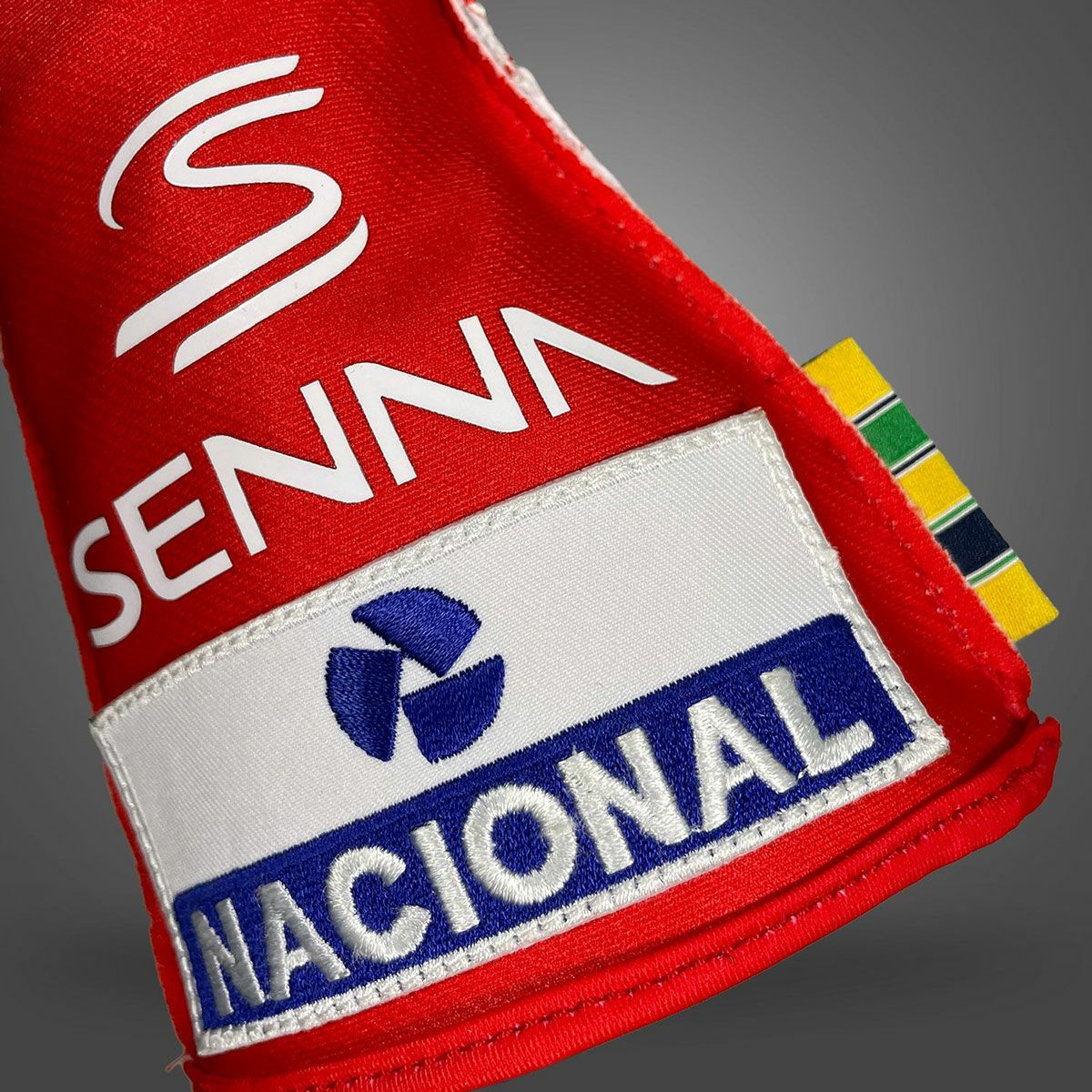 AyrtonSenna｜アイルトン・セナ × -273 レーシンググローブ｜グローブ｜レッド｜モデル着用