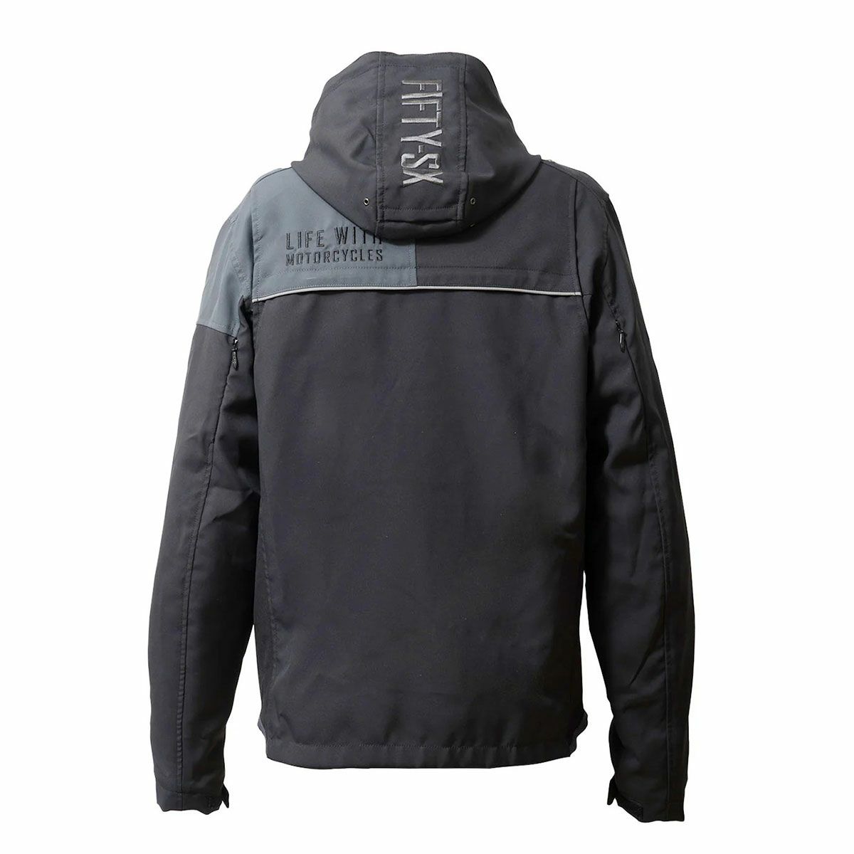 56design｜クォーター パーカー ’25｜アウター｜マットグレー×ブラック