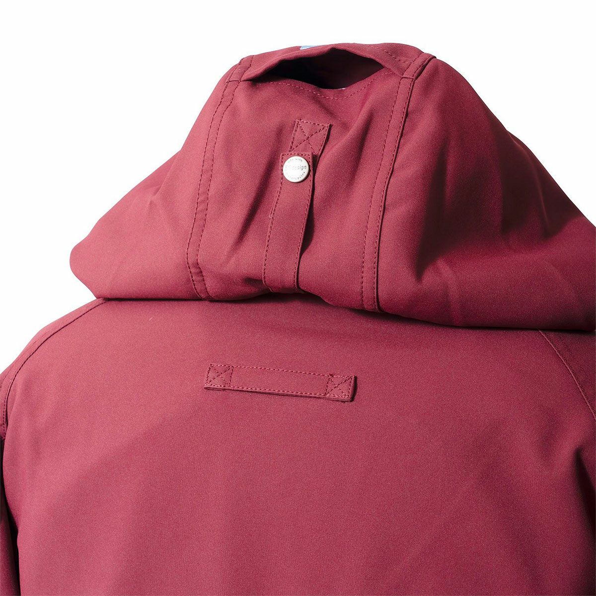 56design｜バイカラー ウォーム ジャケット｜アウター｜ワイン×レッド