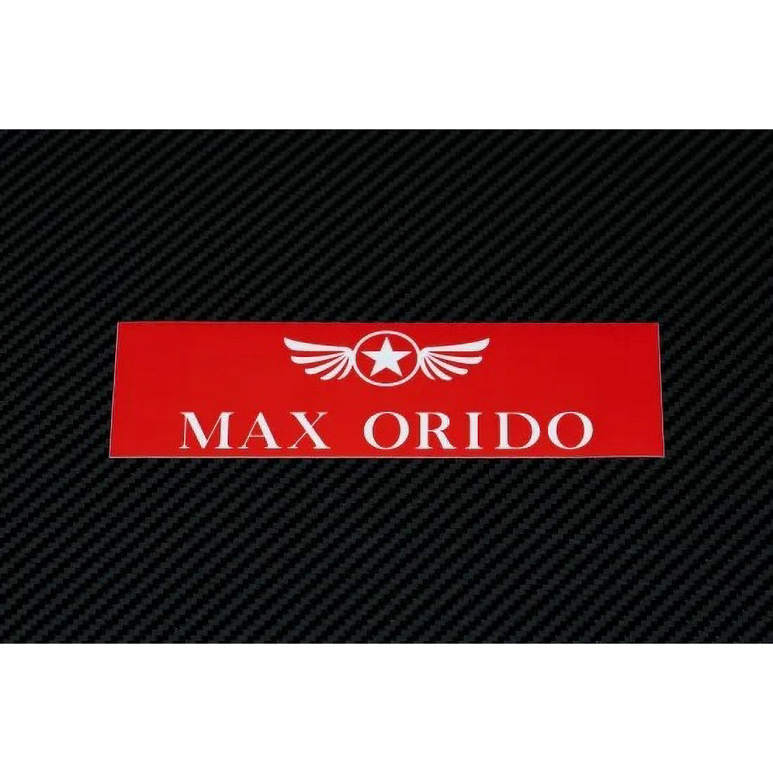 MAX ORIDO｜MAX ORIDO ステッカー｜雑貨｜レッド