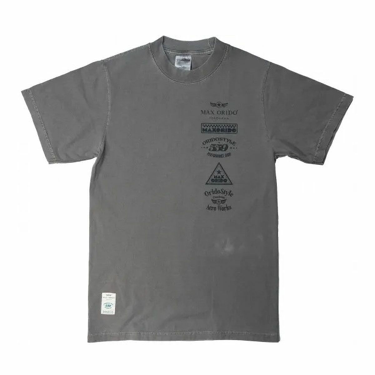 MAX ORIDO｜Max Orido x Shaka Wear Vintage Garment Dye Tシャツ｜ウェア｜セメントグレイ