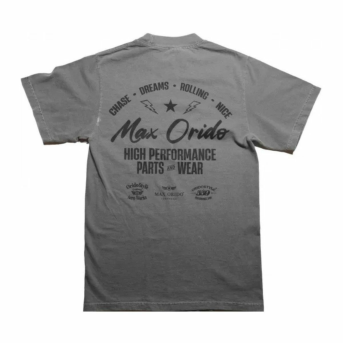 MAX ORIDO｜Max Orido x Shaka Wear Vintage Garment Dye Tシャツ｜ウェア｜セメントグレイ