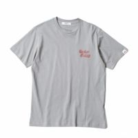 REPLAY｜リプレイ ガレージ コットン Tシャツ｜トップス｜シルバー