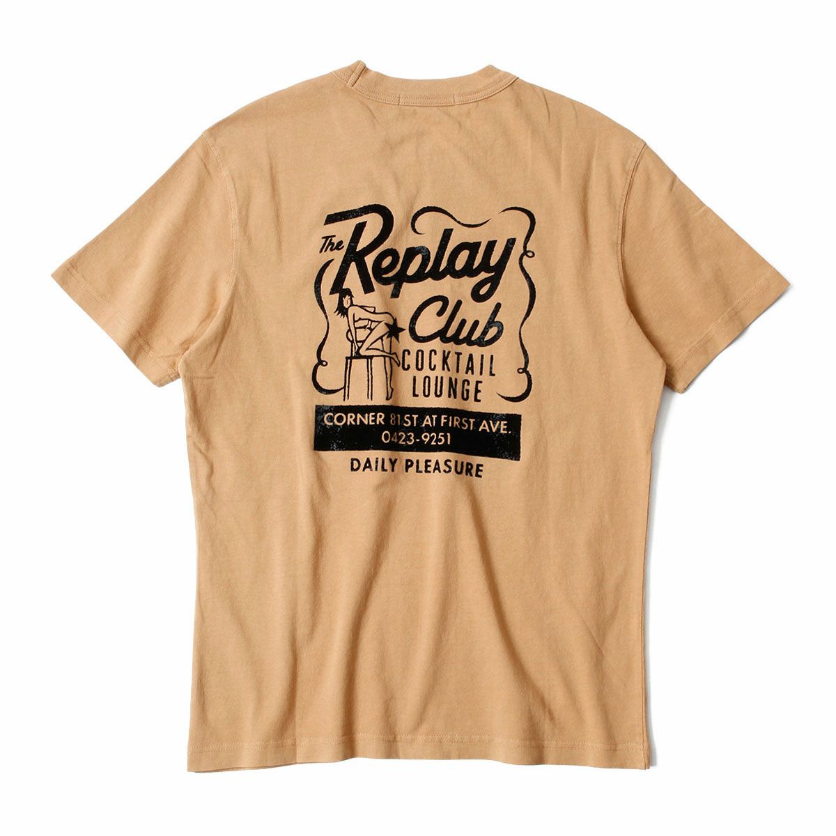 REPLAY｜フロック グラフィックス ジャージー Tシャツ｜トップス｜キャニオン