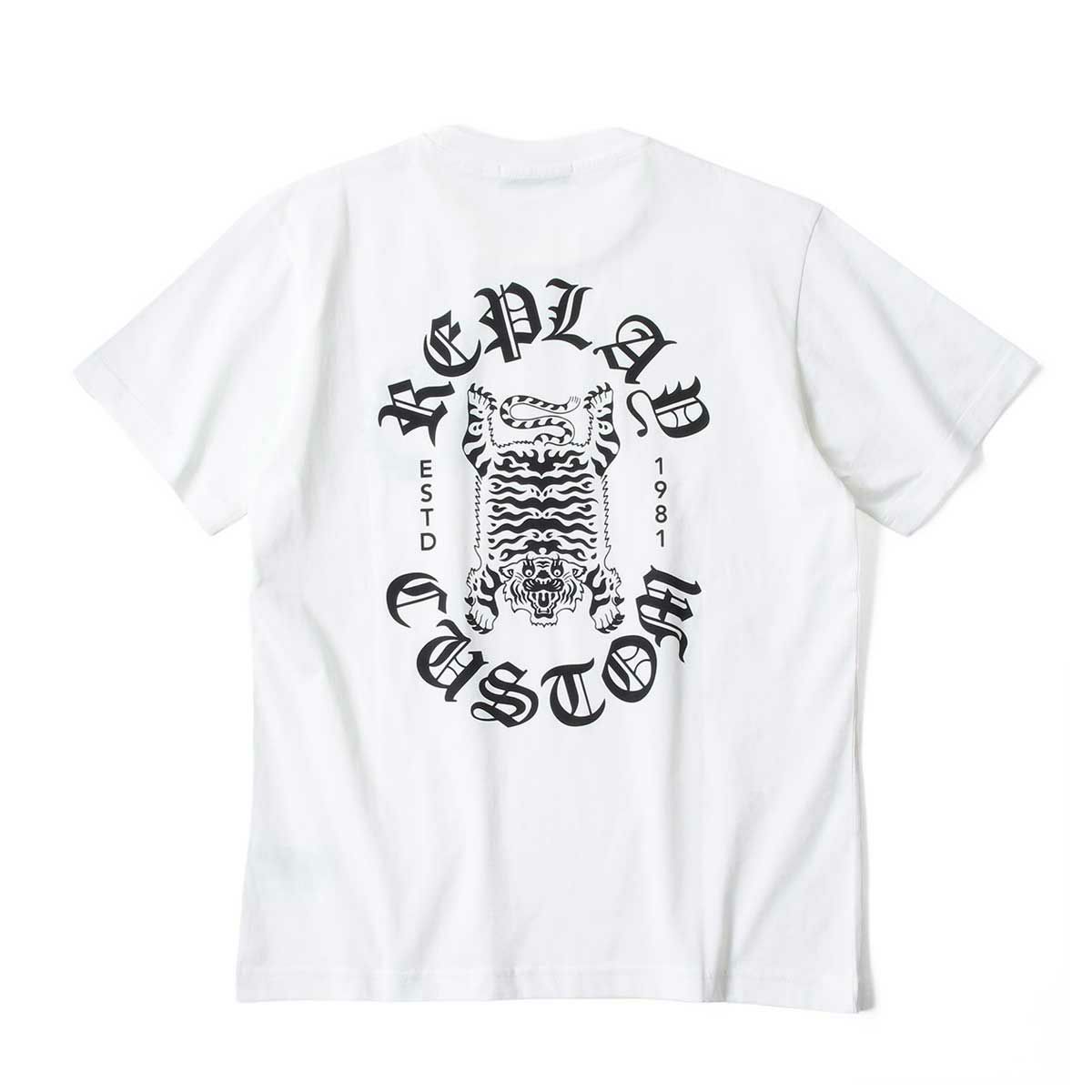 REPLAY｜リプレイ カスタム コットン Tシャツ｜トップス｜ナチュラルホワイト