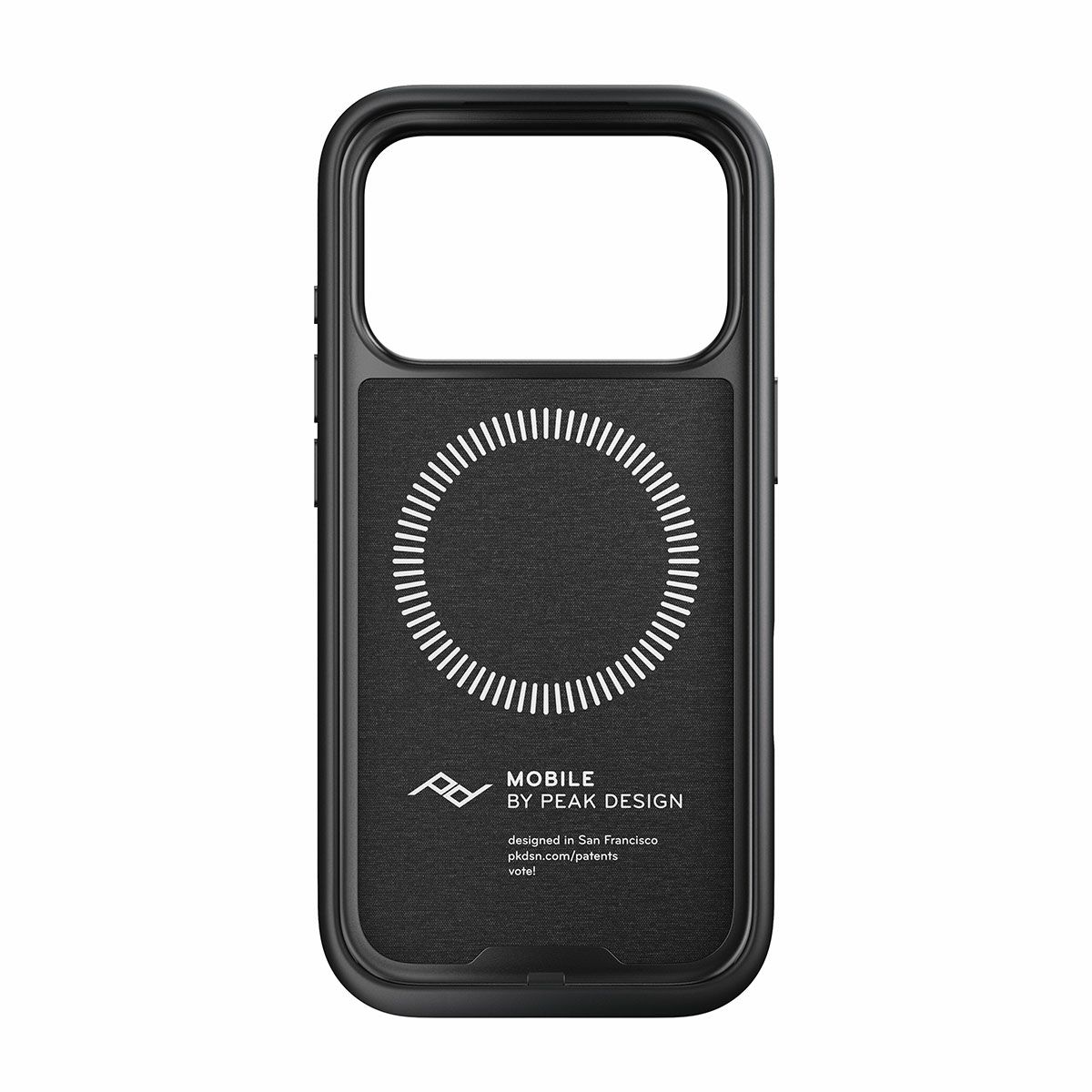 Peak Design｜エブリデイ ケース iPhone 17 / Air / Pro / Pro Max ナイロンキャンバス｜雑貨｜チャコール