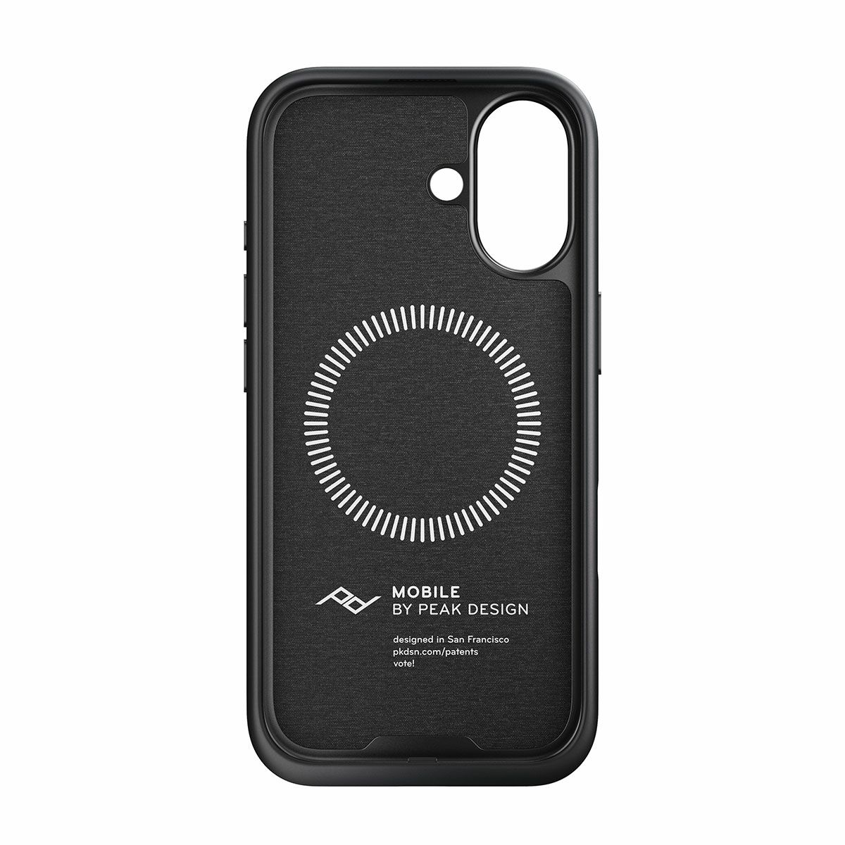 Peak Design｜エブリデイ ケース iPhone 17 / Air / Pro / Pro Max ナイロンキャンバス｜雑貨｜チャコール