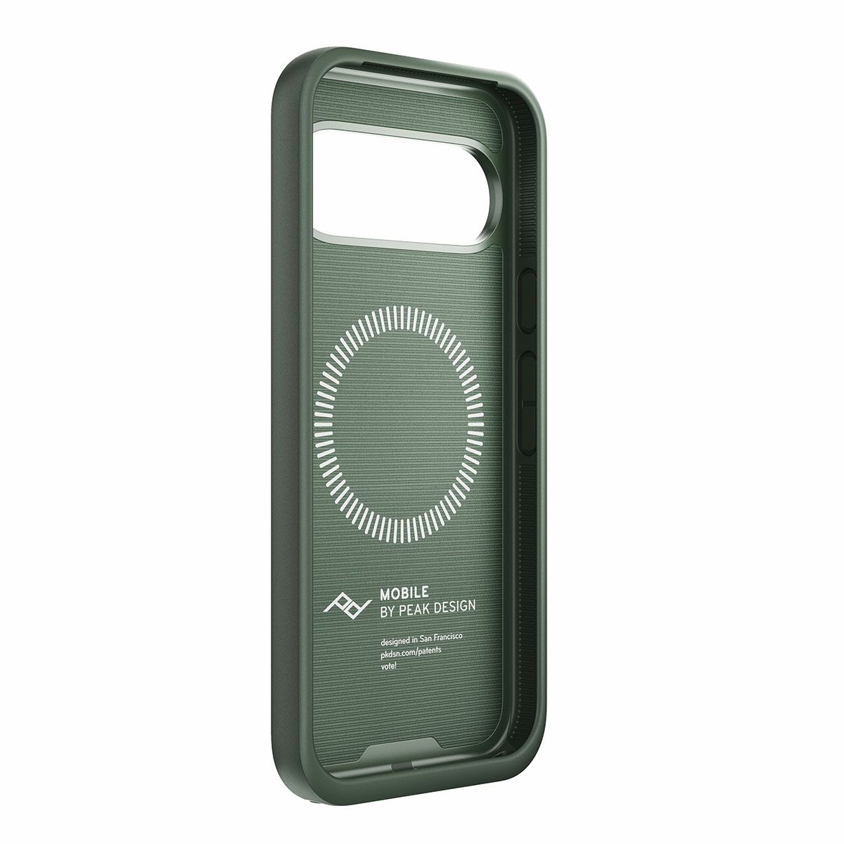 Peak Design｜エブリデイ ケース Pixel 10 / 10 Pro / 10 Pro XL ナイロンキャンバス｜雑貨｜セージ｜モデル着用