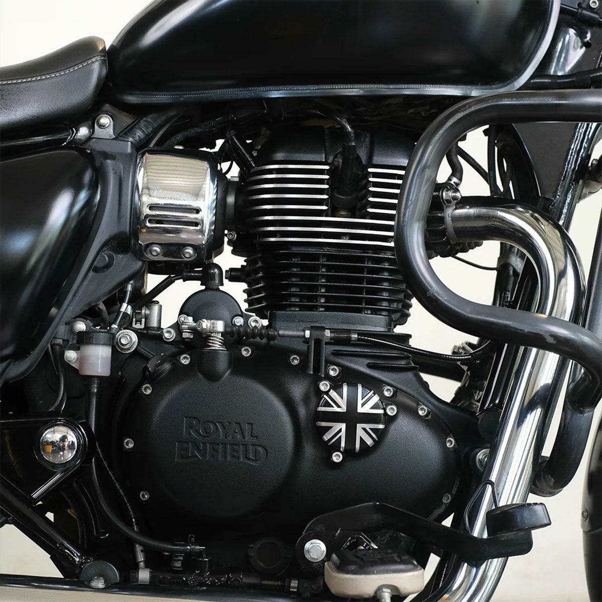 Trip Machine｜ オイル フィルター カーター キャップ for ロイヤル・エンフィールド｜雑貨｜ブラック×シルバー