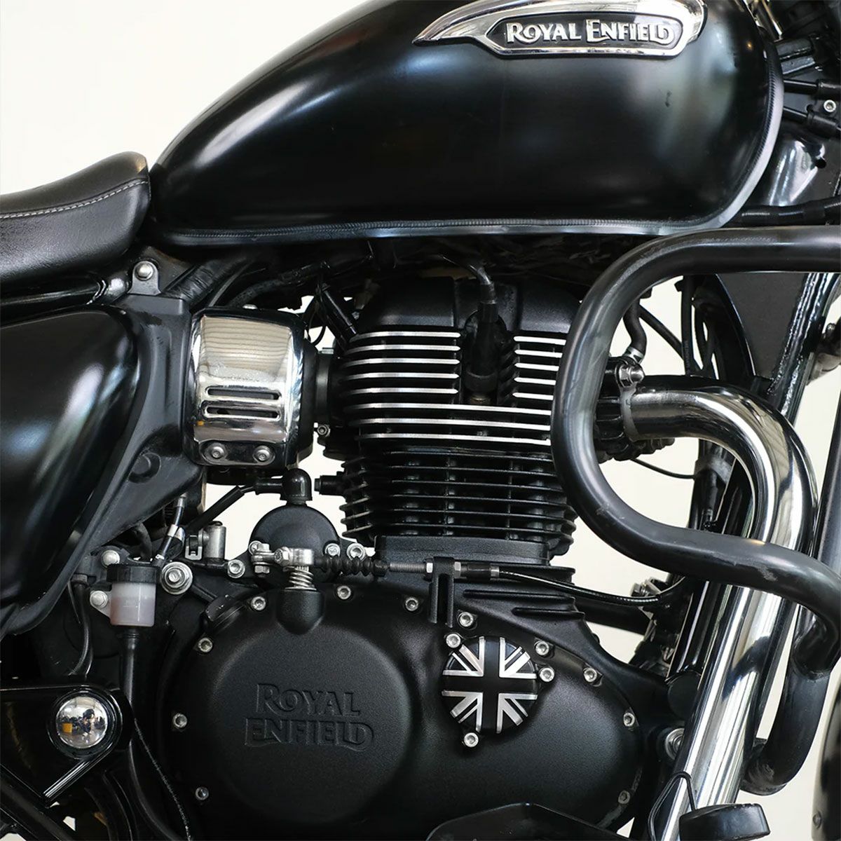 Trip Machine｜ オイル フィルター カーター キャップ for ロイヤル・エンフィールド｜雑貨｜ブラック×シルバー