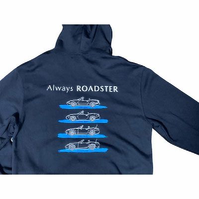 MZRacing｜AlwaysRoadster.フルジップパーカー｜フーディ｜ネイビー