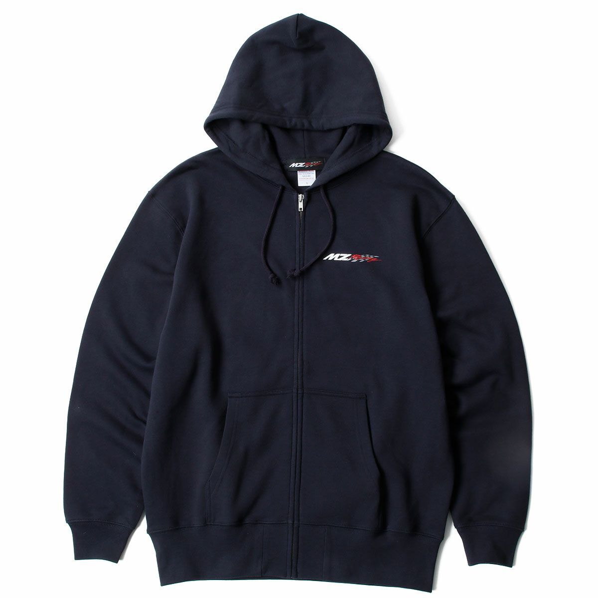 MZRacing｜AlwaysRoadster.フルジップパーカー｜フーディ｜ネイビー