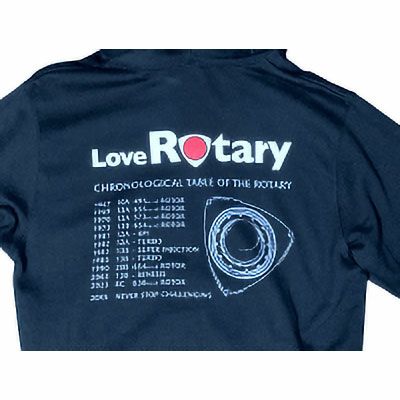 MZRacing｜LoveRotary .フルジップパーカー２｜フーディ｜ブラック