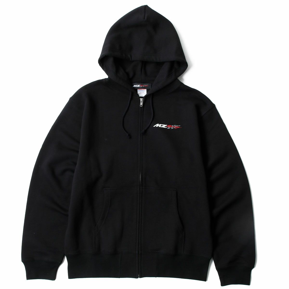 MZRacing｜LoveRotary .フルジップパーカー２｜フーディ｜ブラック
