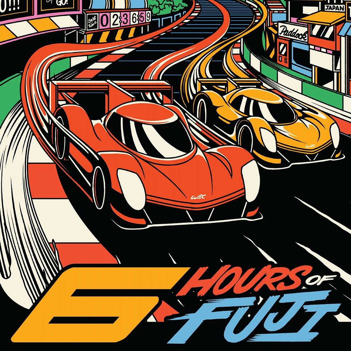 Automobilist｜FIA WEC 2025 富士6時間耐久レース 公式イベントポスター｜雑貨