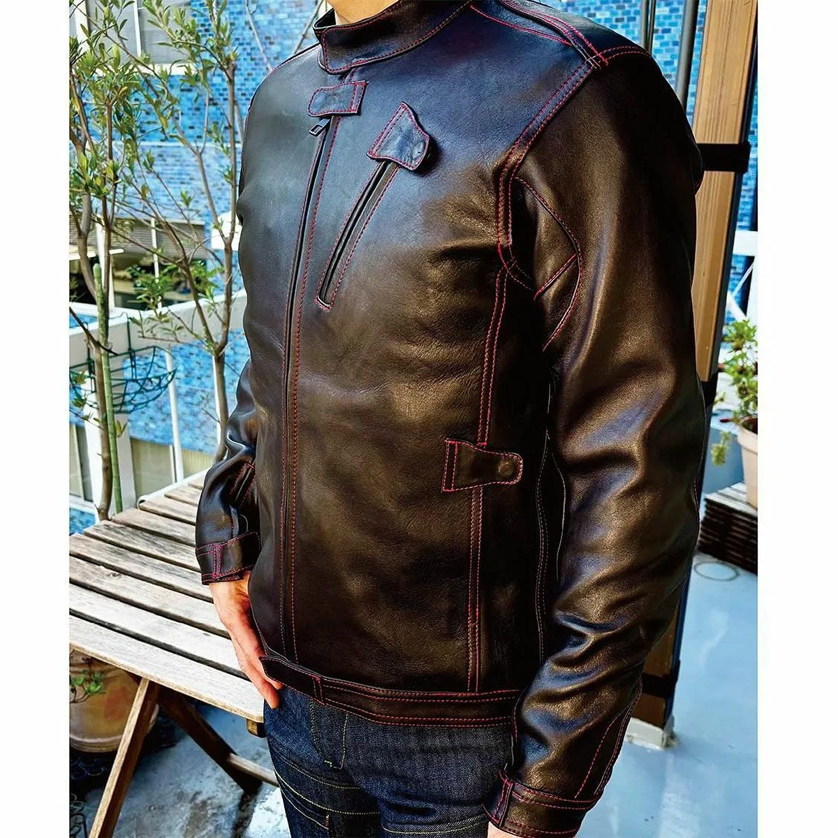 SHINICHIRO ARAKAWA｜R07 SHeep｜アウター｜ブラック｜モデル着用