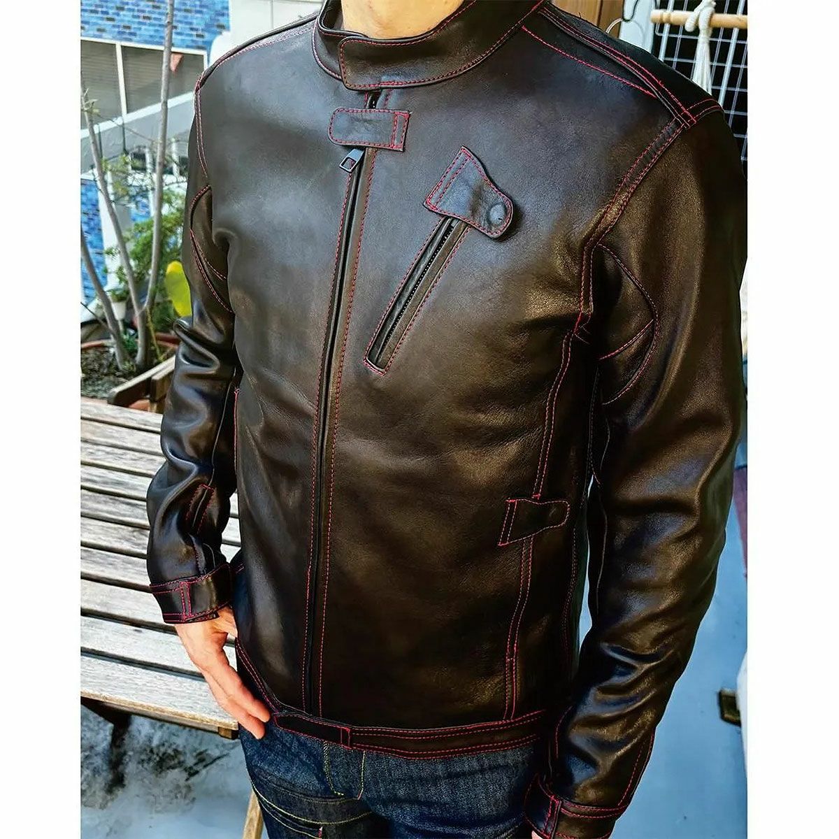 SHINICHIRO ARAKAWA｜R07 SHeep｜アウター｜ブラック｜モデル着用