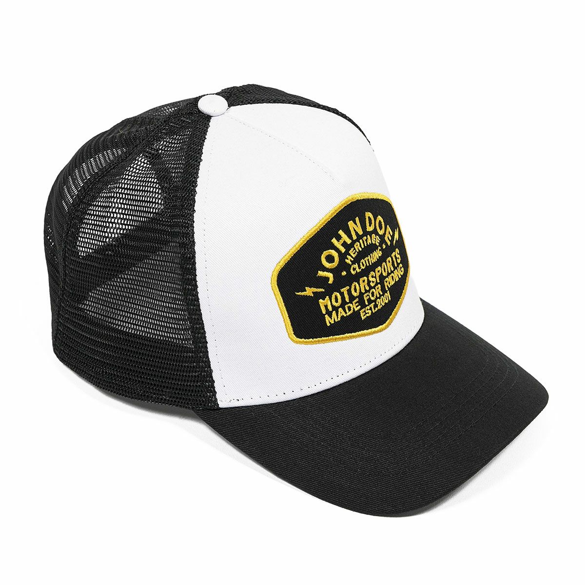 John Doe｜JDM ヘリテージ イエロー キャップ｜帽子｜ホワイト×イエロー