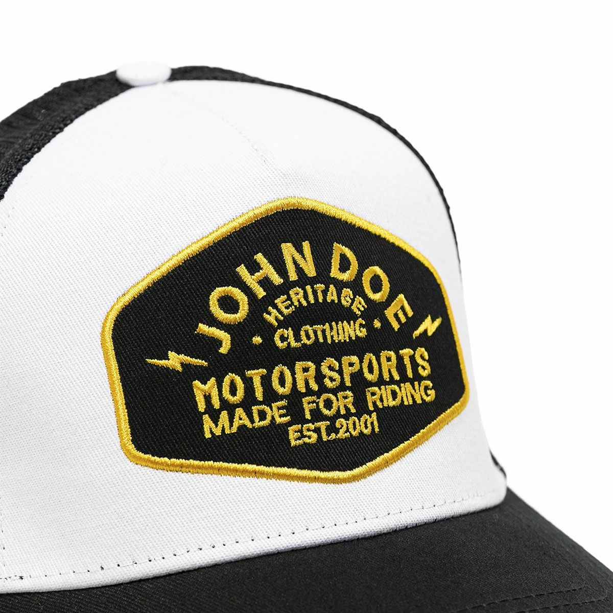 John Doe｜JDM ヘリテージ イエロー キャップ｜帽子｜ホワイト×イエロー