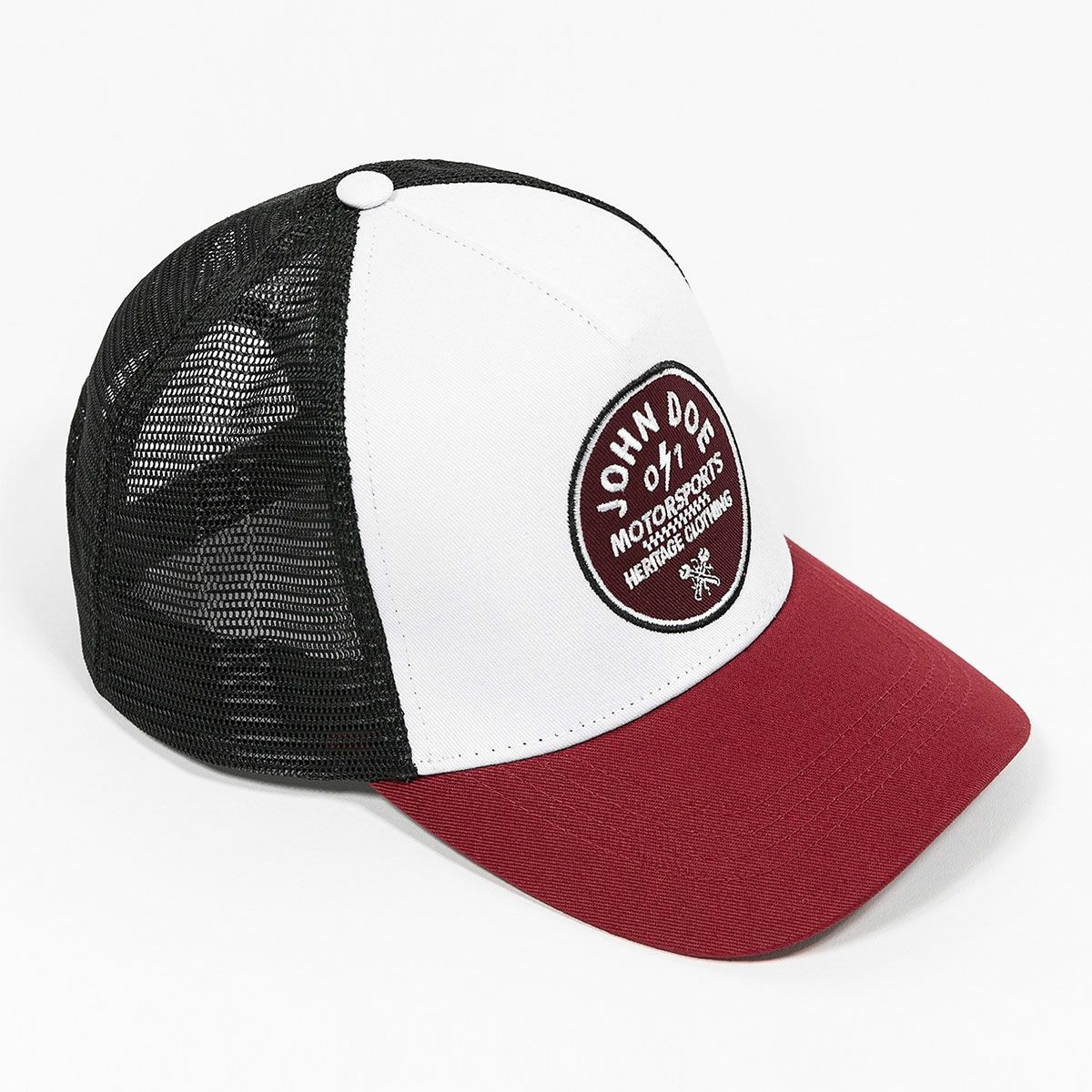 John Doe｜JDM 0/1 レッド キャップ｜帽子｜ホワイト×レッド