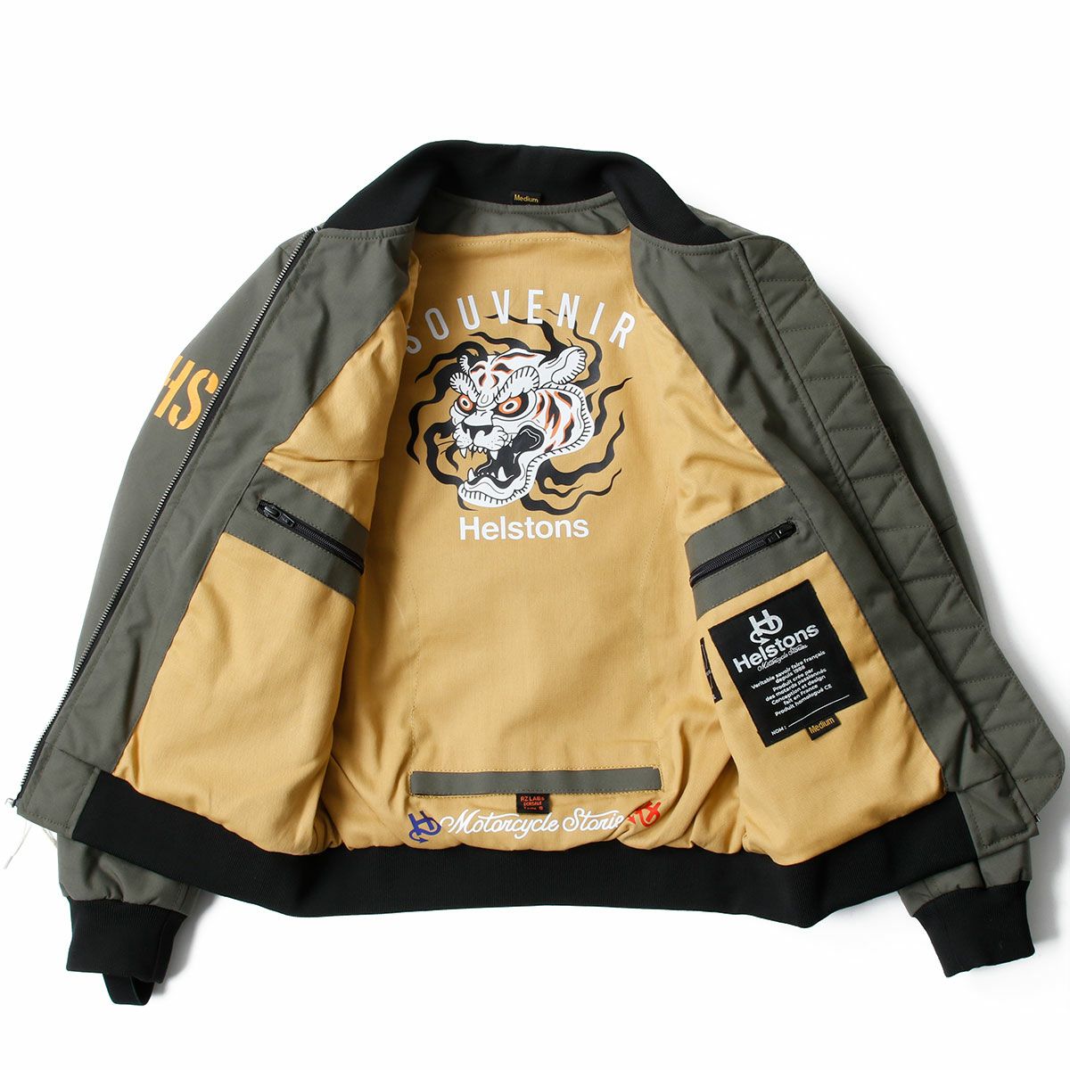 helstons｜ティグレス ジャケット｜アウター｜カーキ