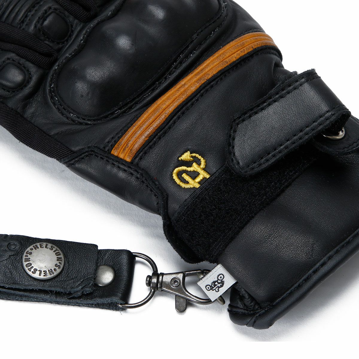 helstons｜フリオサ ウィンター グローブ｜グローブ｜ブラック×オレンジ