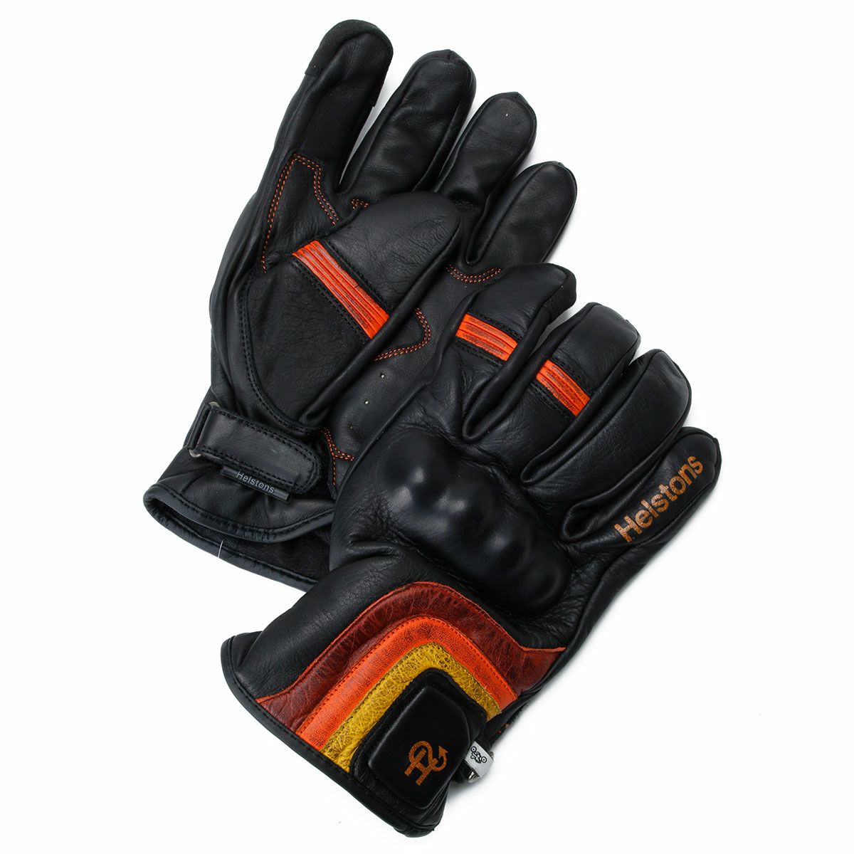 helstons｜スプーン ウィンター グローブ｜グローブ｜ブラック×オレンジ