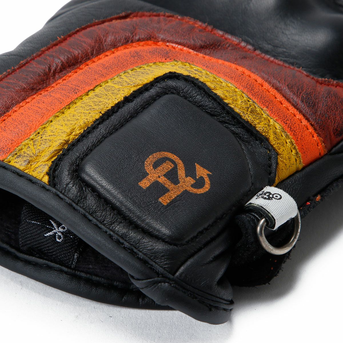 helstons｜スプーン ウィンター グローブ｜グローブ｜ブラック×オレンジ