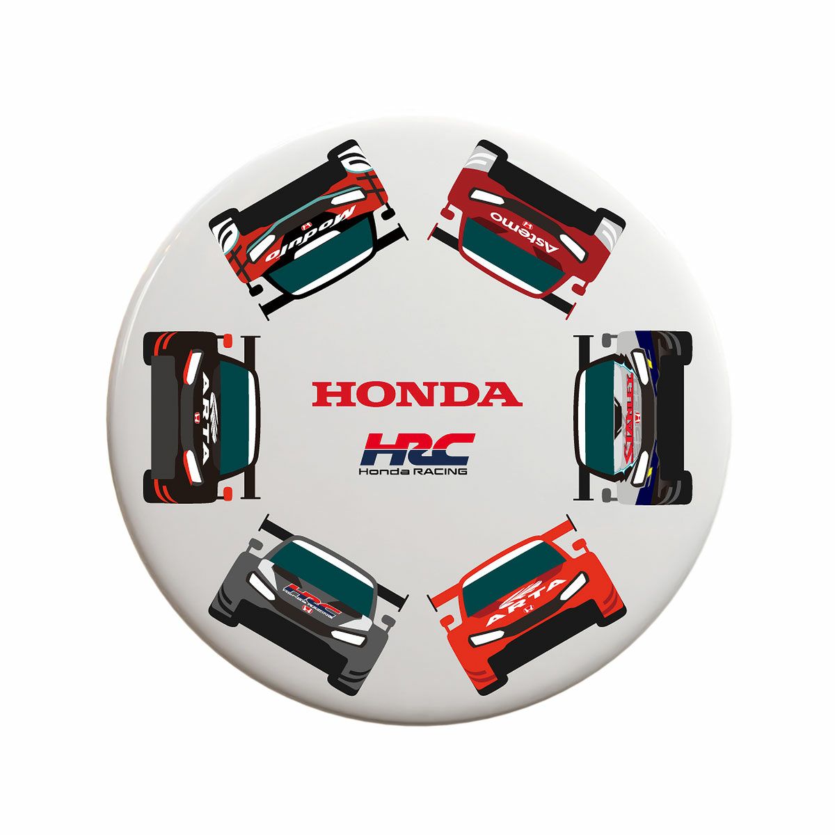 HRC｜CIVIC TYPE R-GT 缶バッジA｜雑貨