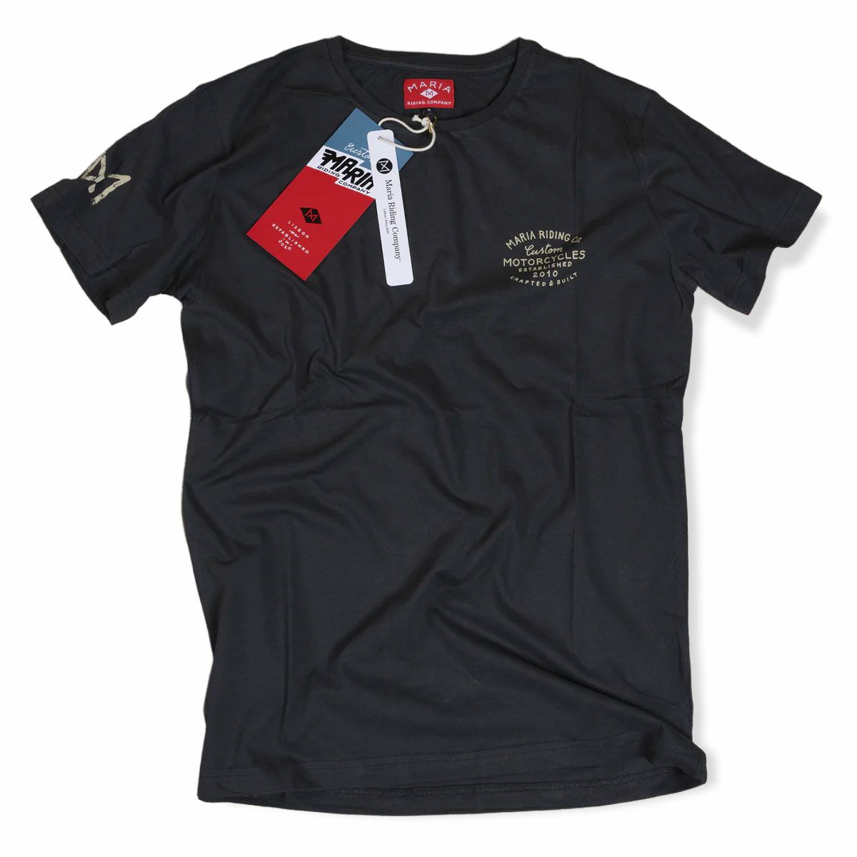 Maria Riding Company｜ハンドクラフト Tシャツ｜トップス｜ダークグレー