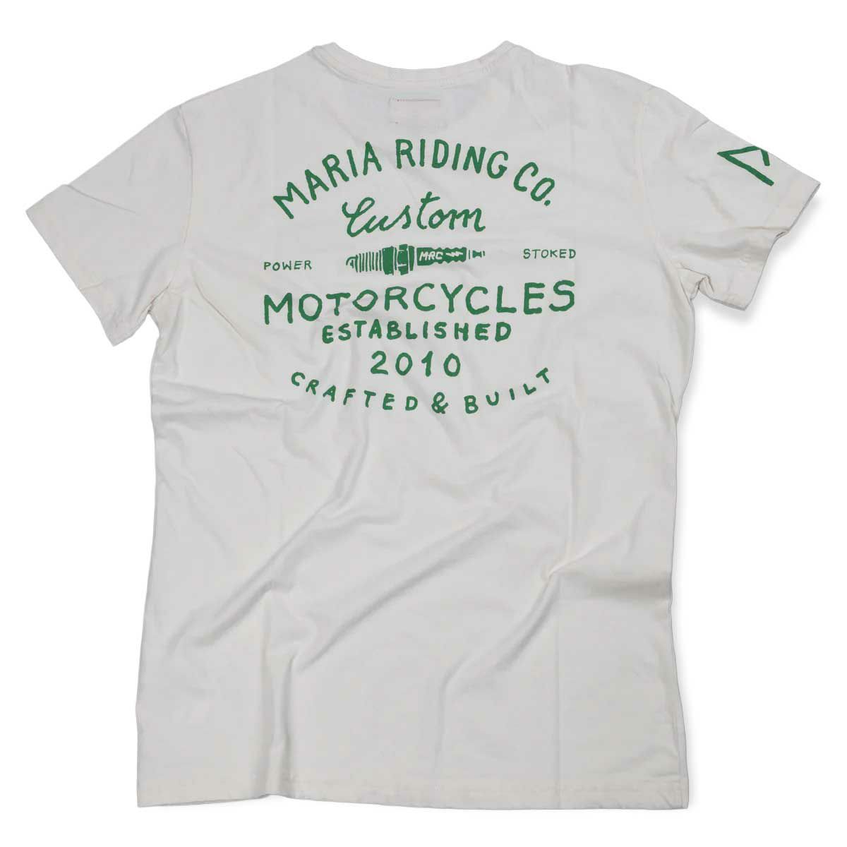 Maria Riding Company｜ハンドクラフト Tシャツ｜トップス｜ホワイト