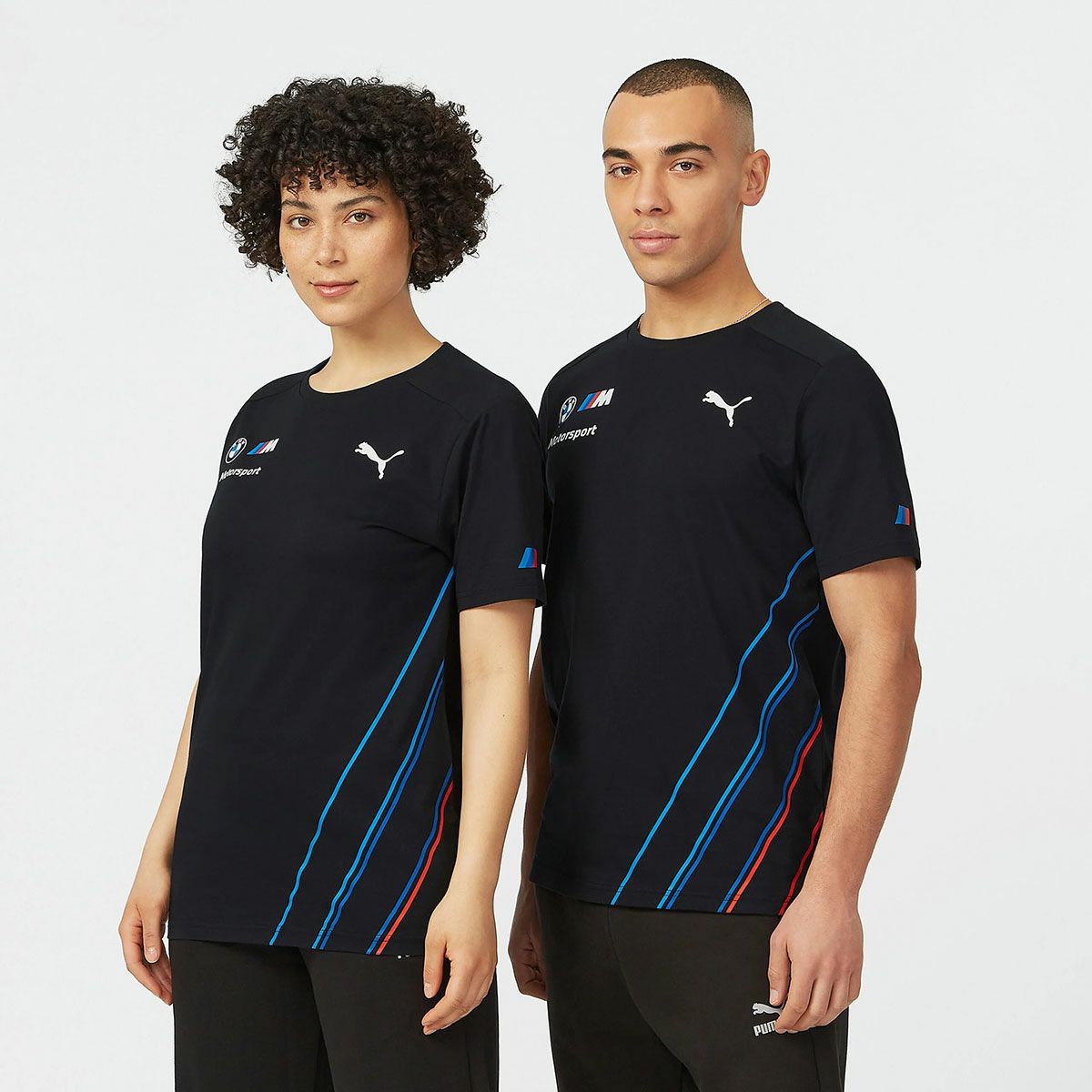 BMW PUMA｜BMW RP メンズ Tシャツ｜ウェア｜ダークグレー｜モデル着用