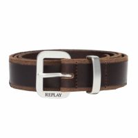 REPLAY｜メンズ ロゴ レザー ベルト｜雑貨｜PUCE