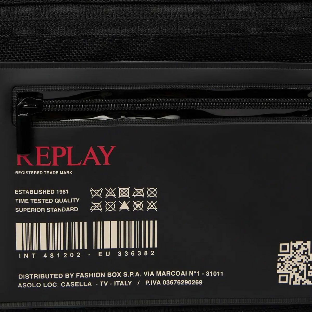 REPLAY｜ブラック ボストン バッグ｜ボストンバッグ｜ブラック