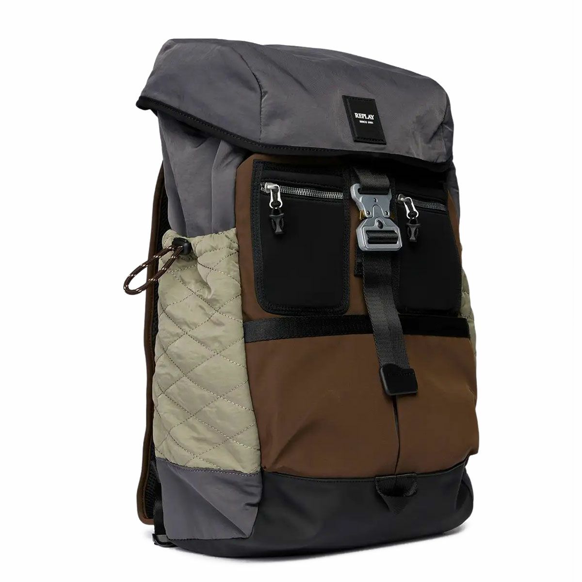 REPLAY｜マルチカラー バックパック｜バックパック｜ブレーケン×ブラックサンド×ローレル