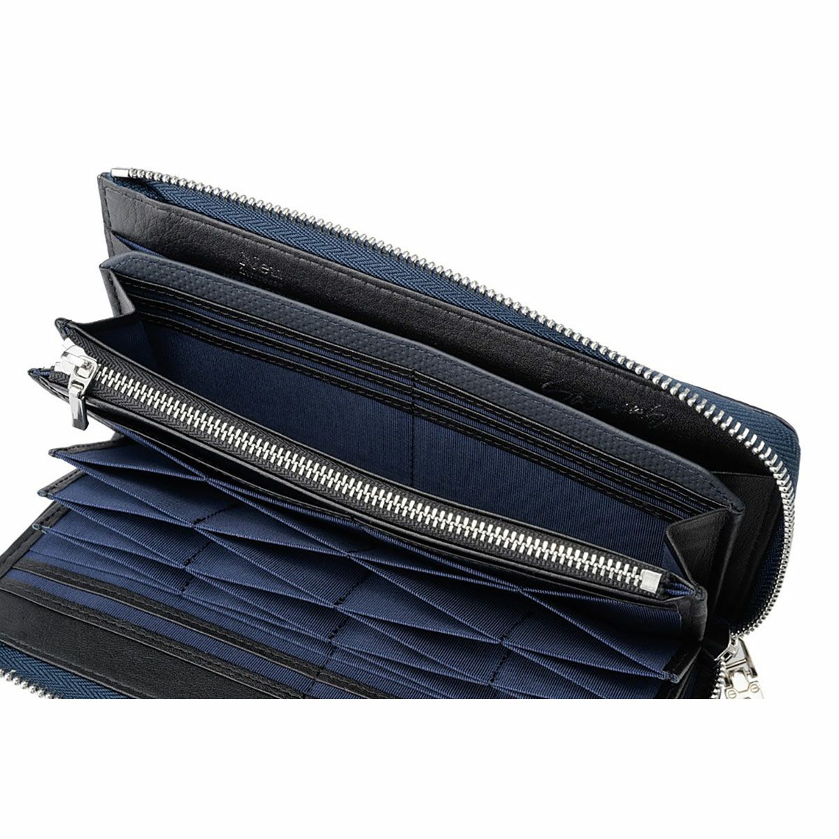 neuinteresse｜ハニーセル 長財布 L字ラウンドファスナー 下田紗弥加モデル｜財布｜ネイビー