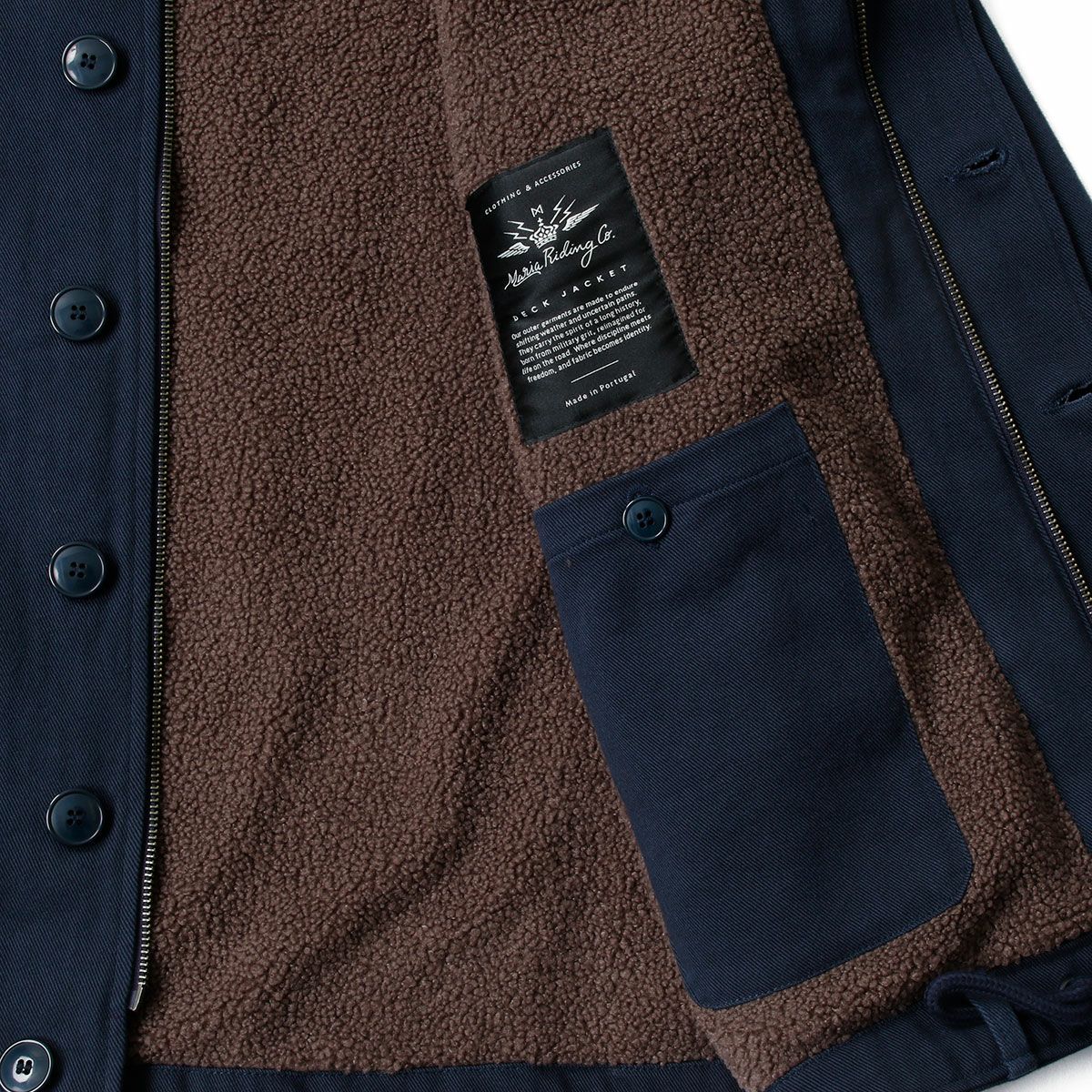 Maria Riding Company｜ブラックテイル クルー デッキジャケット｜アウター｜ネイビー
