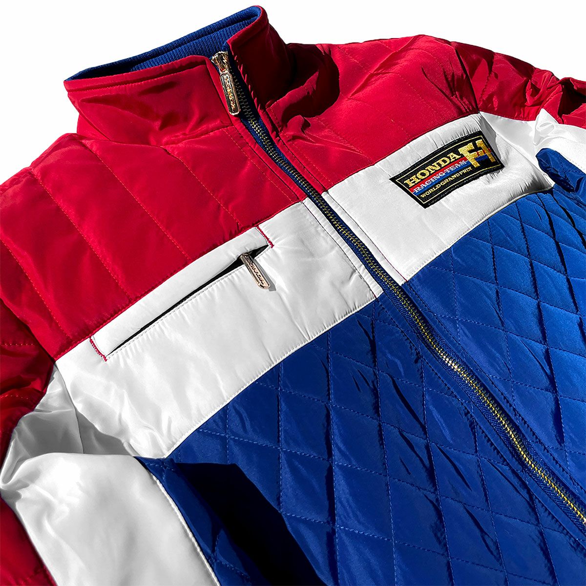 Honda Vintage Culture｜1983 ホンダ F1 レーシングチーム キルティング ジャケット｜アウター｜ブルー×ホワイト×レッド