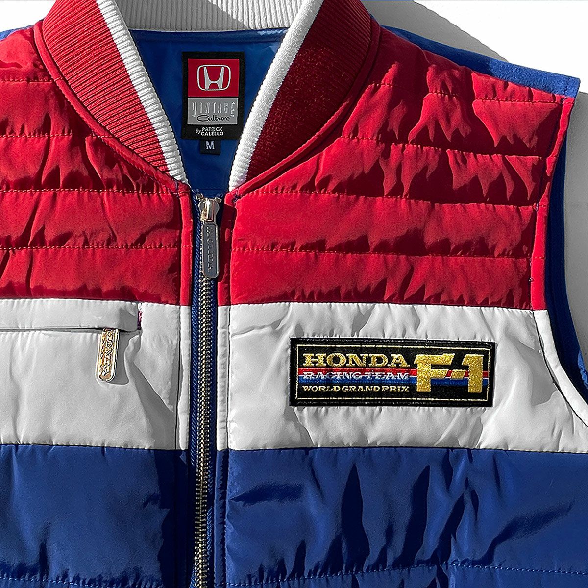 Honda Vintage Culture｜1983 ホンダ F1 レーシングチーム ベスト｜ウェア｜ブルー×ホワイト×レッド